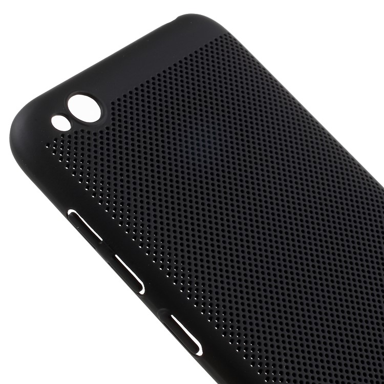 Hollow Mesh Heat Dissipation PC Hard Case for Xiaomi Redmi 5A - Black-4