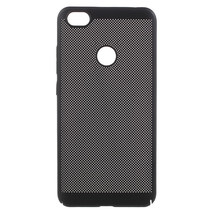 Hollow Mesh Heat Dissipation PC Phone Case for Xiaomi Redmi Note 5A Prime / Y1 (India) - Black-1