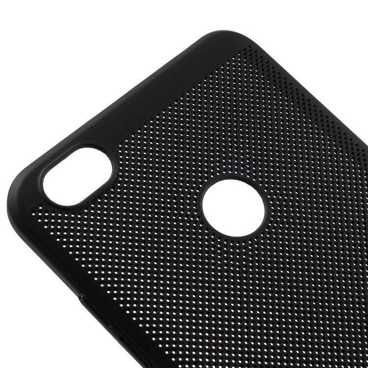 Hollow Mesh Heat Dissipation PC Phone Case for Xiaomi Redmi Note 5A Prime / Y1 (India) - Black-4