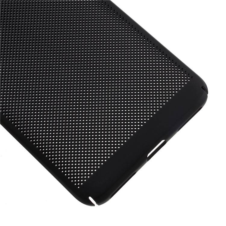 Hollow Mesh Heat Dissipation PC Phone Case for Xiaomi Redmi Note 5A Prime / Y1 (India) - Black-5