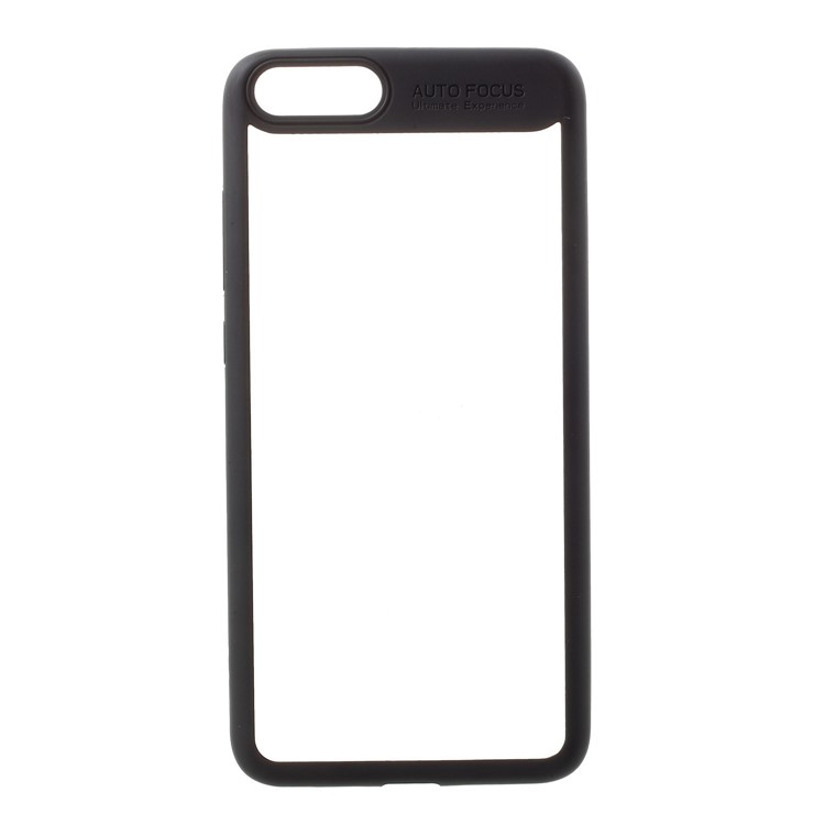 TPU Frame + Transparent Acrylic Back Combo Case for Xiaomi Redmi Note 3/Note 3 Pro - Black-1