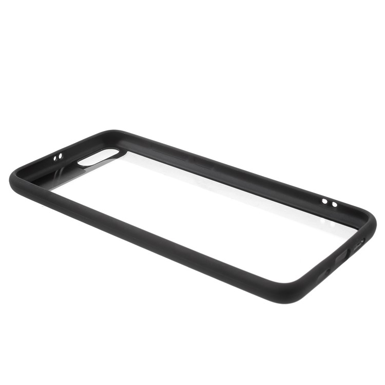 TPU Frame + Transparent Acrylic Back Combo Case for Xiaomi Redmi Note 3/Note 3 Pro - Black-3