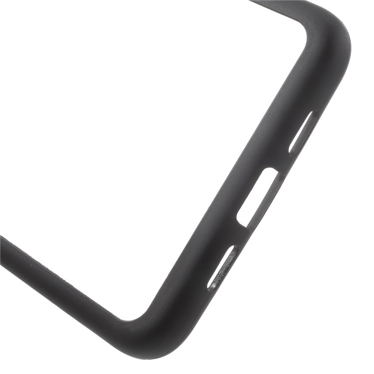 TPU Frame + Transparent Acrylic Back Combo Case for Xiaomi Redmi Note 3/Note 3 Pro - Black-5