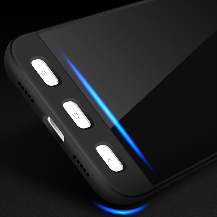 GKK Detachable All-wrapped Matte Hard PC Case for Xiaomi Redmi Note 4X - Black / Red-4