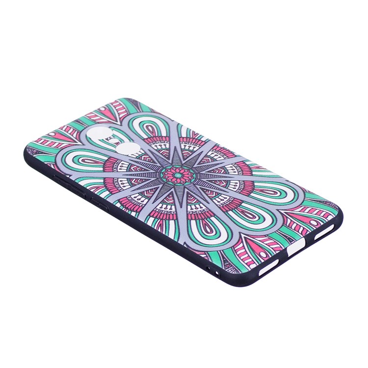 Soft Embossed Pattern Printing TPU Protective Case for Xiaomi Redmi 5 - Ancient Pattern-3
