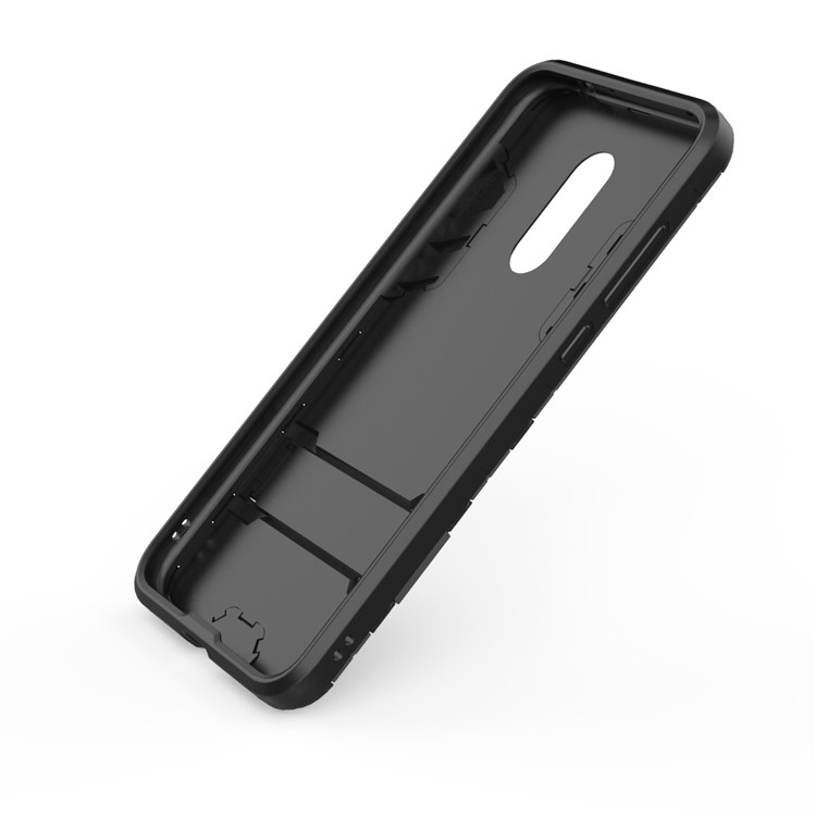 Soft TPU + Plastic Combo Detachable Phone Casing with Kickstand for Xiaomi Redmi 5 Plus - Black-7