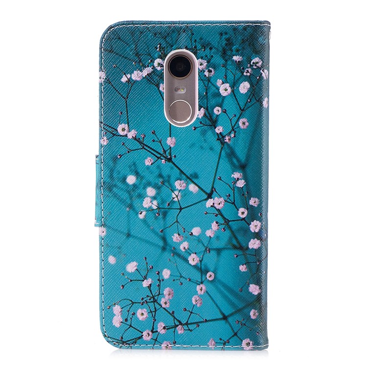 Para Xiaomi Redmi Note 5 / Redmi 5 Mais Estojo De Capa Magnética De Couro Magnético Estampado - Vinagrete-3