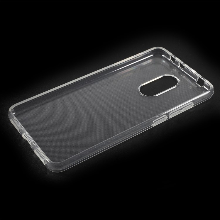 Clear TPU Protection Mobile Phone Case with Non-slip Inner for Xiaomi Redmi 5 - Transparent-3