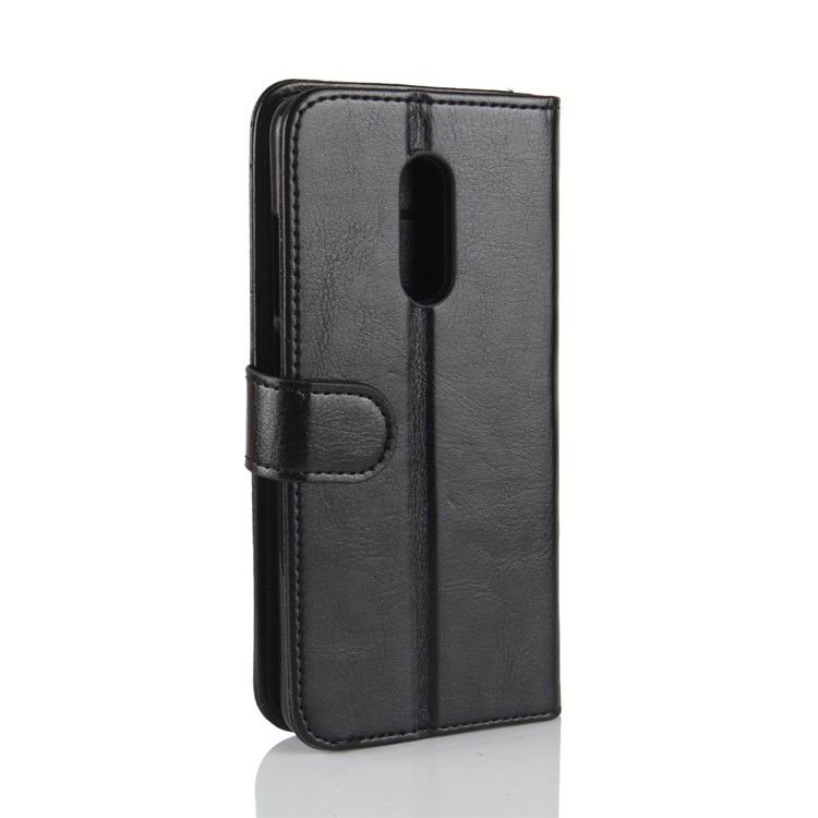 Crazy Horse PU Leather Protective Phone Case for Xiaomi Redmi 5 Plus - Black-7
