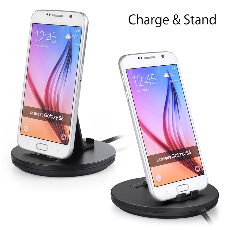 DAITE 3 in 1 Micro USB Port Charge and Sync Docking Station Holder Stand Cradle --1