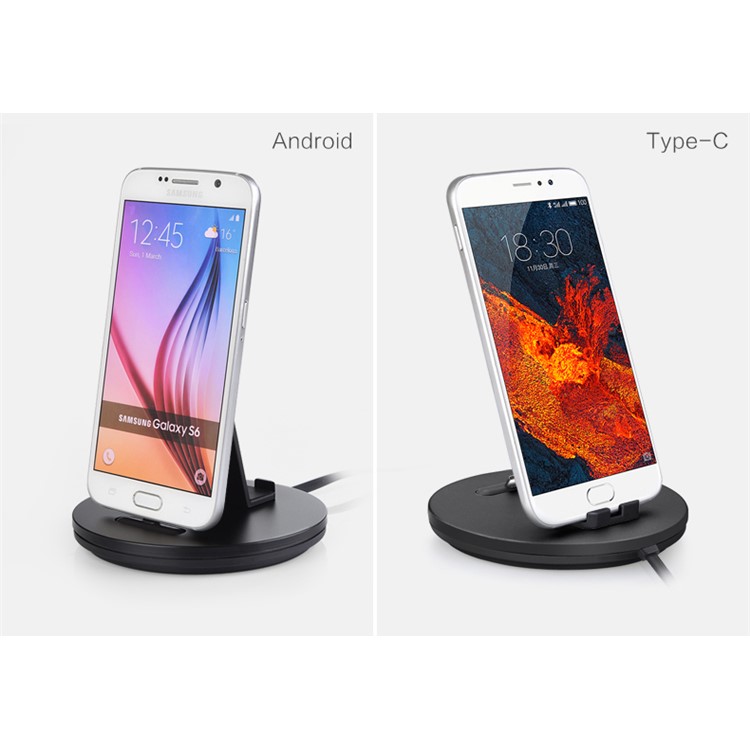 DAITE 3 in 1 Micro USB Port Charge and Sync Docking Station Holder Stand Cradle --10