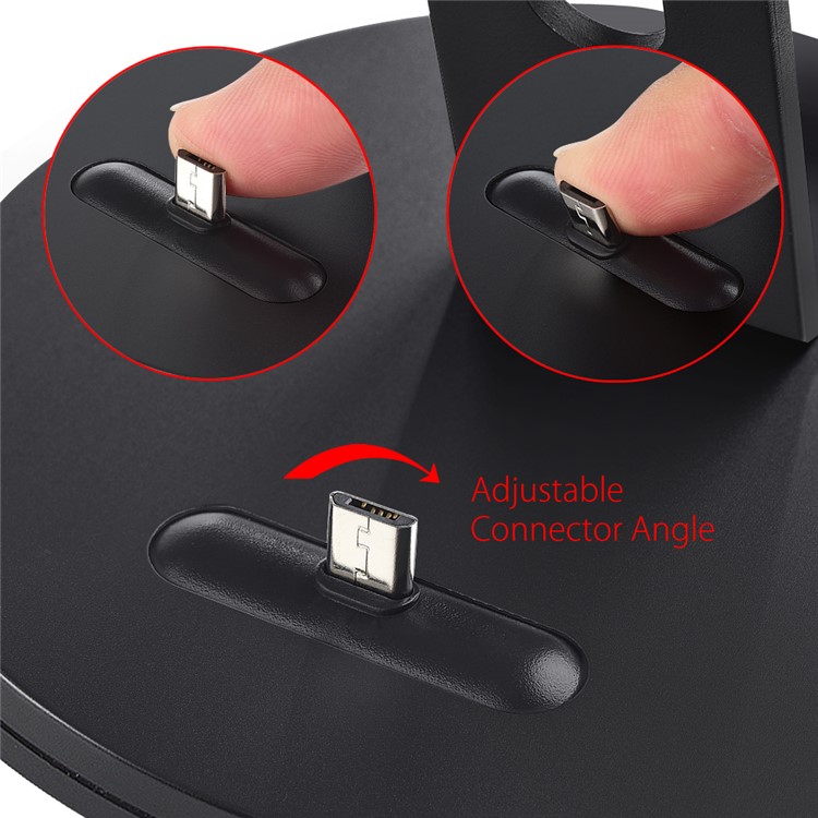 DAITE 3 in 1 Micro USB Port Charge and Sync Docking Station Holder Stand Cradle --5