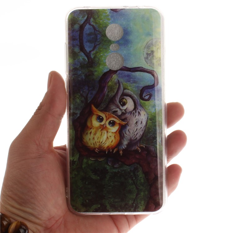 Pattern Printing IMD TPU Case for Xiaomi Redmi 5 - Owls Pattern-5