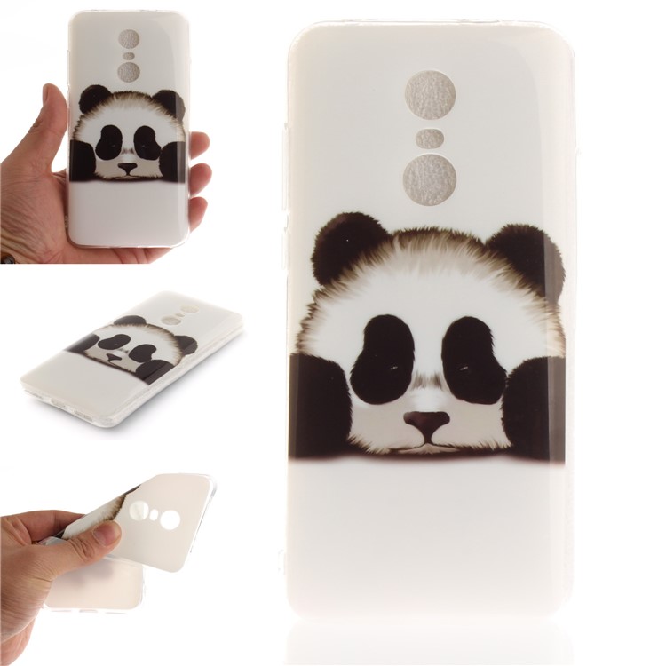 Pattern Printing IMD TPU Case for Xiaomi Redmi 5 Plus - Panda Pattern-1