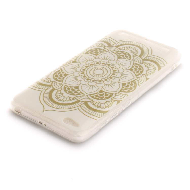 For Xiaomi Redmi 5A Patterned IMD Mobile Phone Cover (TPU) - Henna Lotus-3