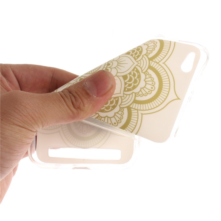 For Xiaomi Redmi 5A Patterned IMD Mobile Phone Cover (TPU) - Henna Lotus-6