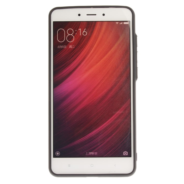 Card Holder PU Leather Coated TPU Case with Kickstand for Xiaomi Redmi Note 4X/Note 4 (Snapdragon) - Black-8