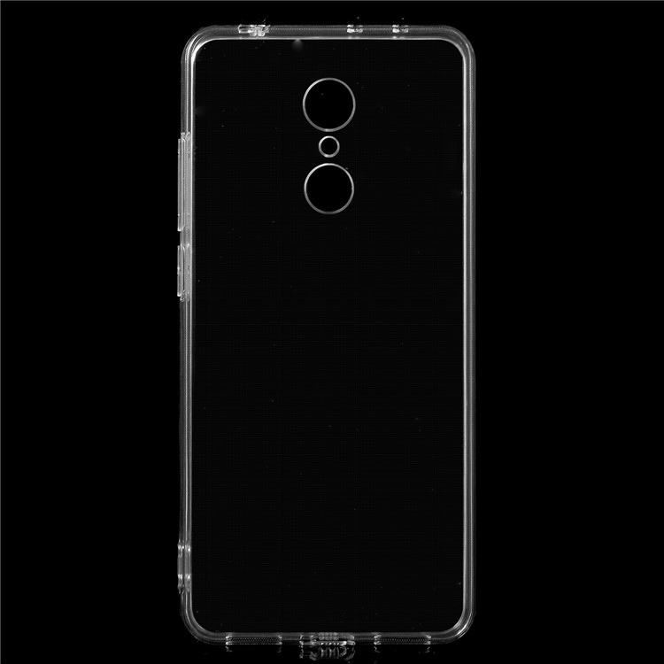 Crystal Clear Acrylic+ TPU Hybrid Back Case for Xiaomi Redmi 5 - Transparent-1