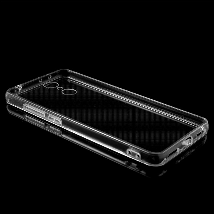 Crystal Clear Acrylic+ TPU Hybrid Back Case for Xiaomi Redmi 5 - Transparent-3