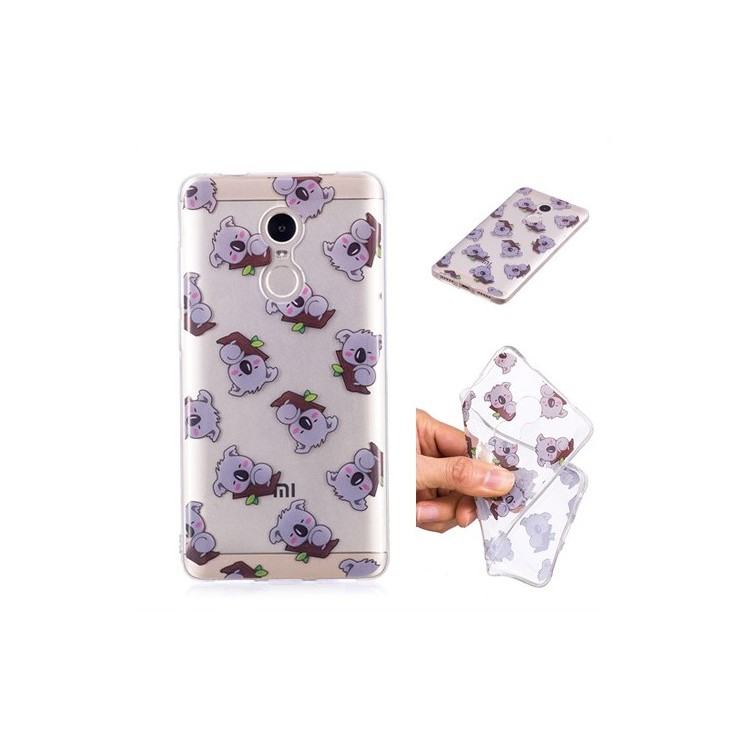 Pattern Printing IMD TPU Case for Xiaomi Redmi Note 4X - Lovely Koalas-1