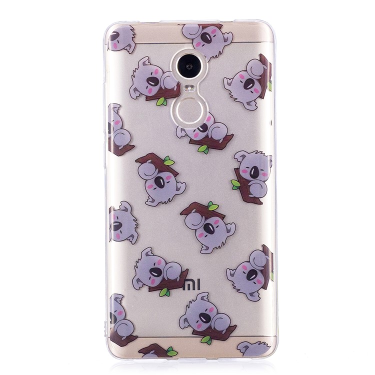 Pattern Printing IMD TPU Case for Xiaomi Redmi Note 4X - Lovely Koalas-2