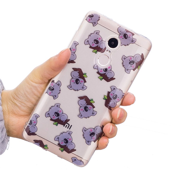 Pattern Printing IMD TPU Case for Xiaomi Redmi Note 4X - Lovely Koalas-6