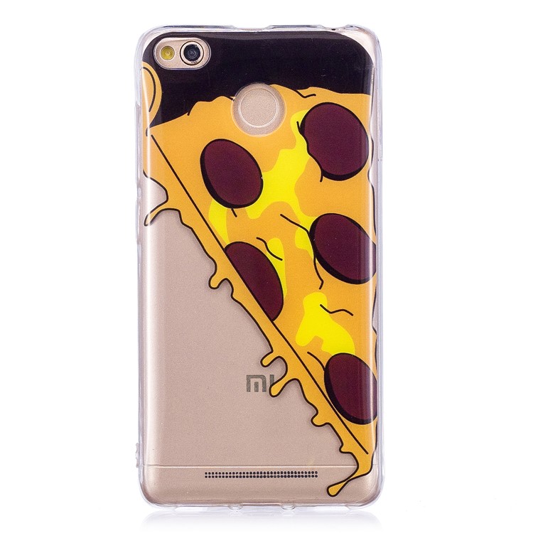 Pattern Printing IMD TPU Mobile Phone Case for Xiaomi Redmi 4X - Pizza-2
