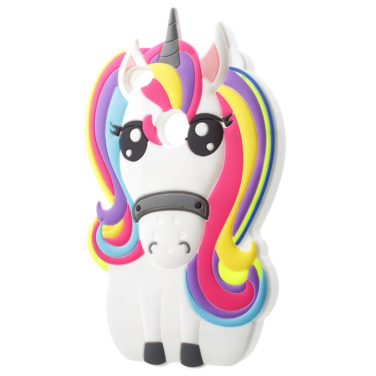 Lovely 3D Unicorn Silicone Mobile Phone Case for Xiaomi Redmi Note 5A Prime / Y1 (India)-2