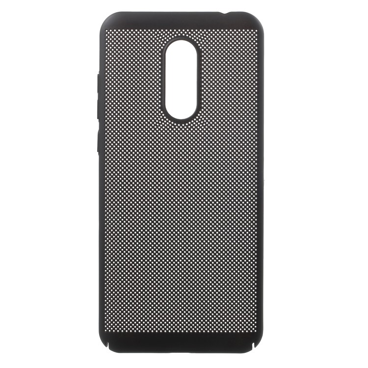 Hollow Mesh Heat Dissipation PC Casing for Xiaomi Redmi 5 Plus - Black-1