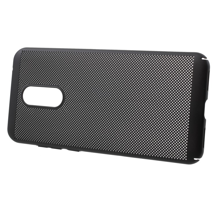 Hollow Mesh Heat Dissipation PC Casing for Xiaomi Redmi 5 Plus - Black-2