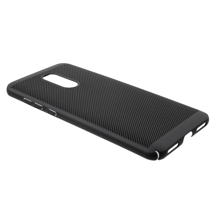 Hollow Mesh Heat Dissipation PC Casing for Xiaomi Redmi 5 Plus - Black-3