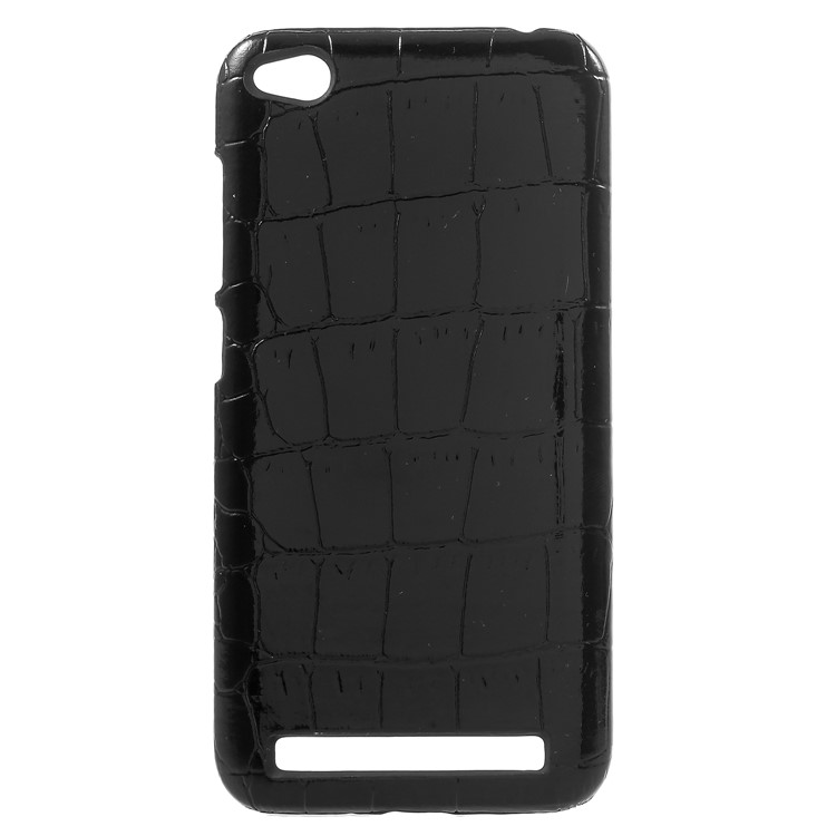 PU Leather Coated Hard PC Mobile Casing for Xiaomi Redmi 5A - Crocodile Texture-1