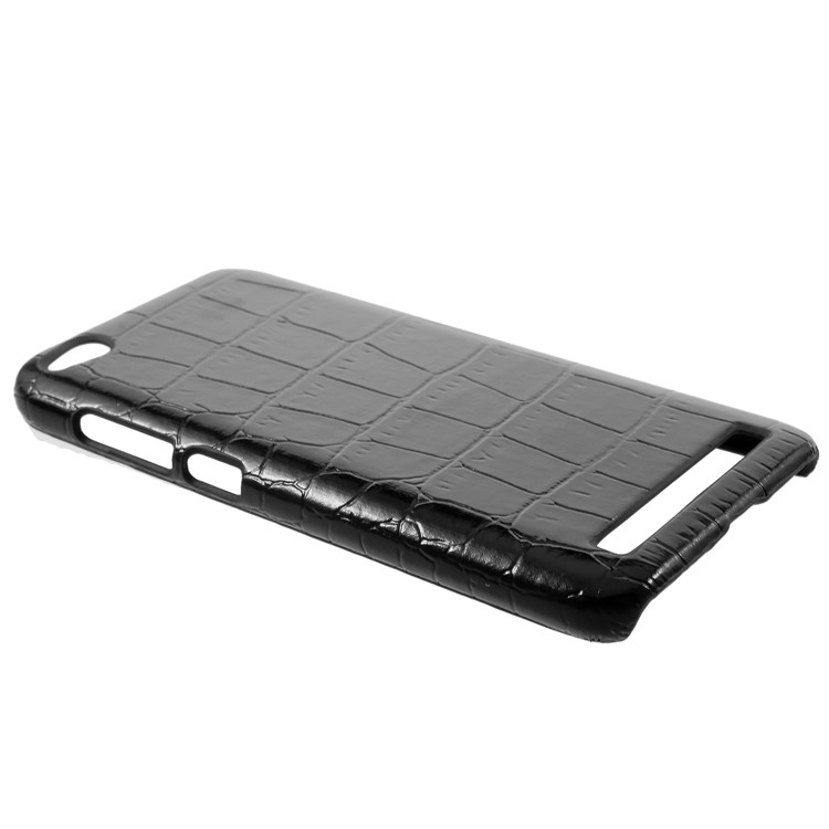 PU Leather Coated Hard PC Mobile Casing for Xiaomi Redmi 5A - Crocodile Texture-3