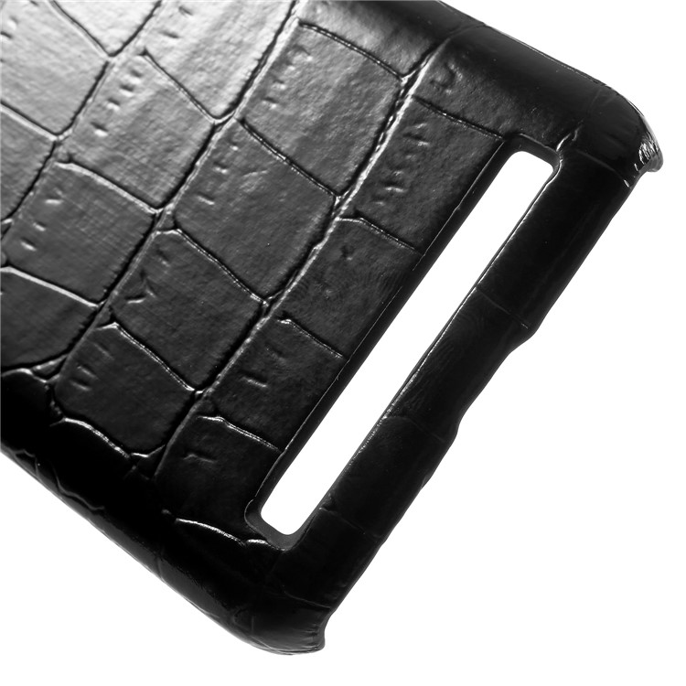 PU Leather Coated Hard PC Mobile Casing for Xiaomi Redmi 5A - Crocodile Texture-4
