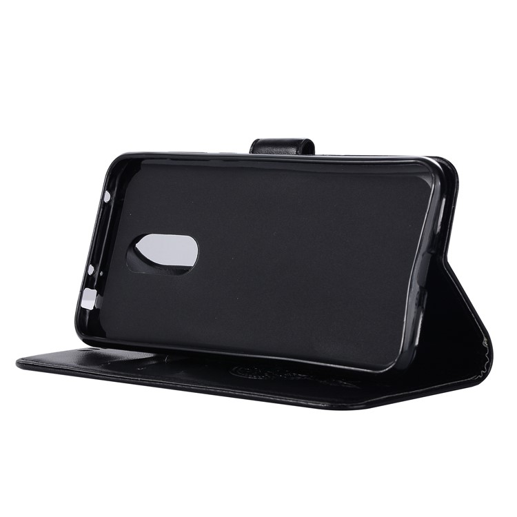 Imprint Dream Catcher Owl Wallet Stand Leather Case for Xiaomi Redmi 5 - Black-6