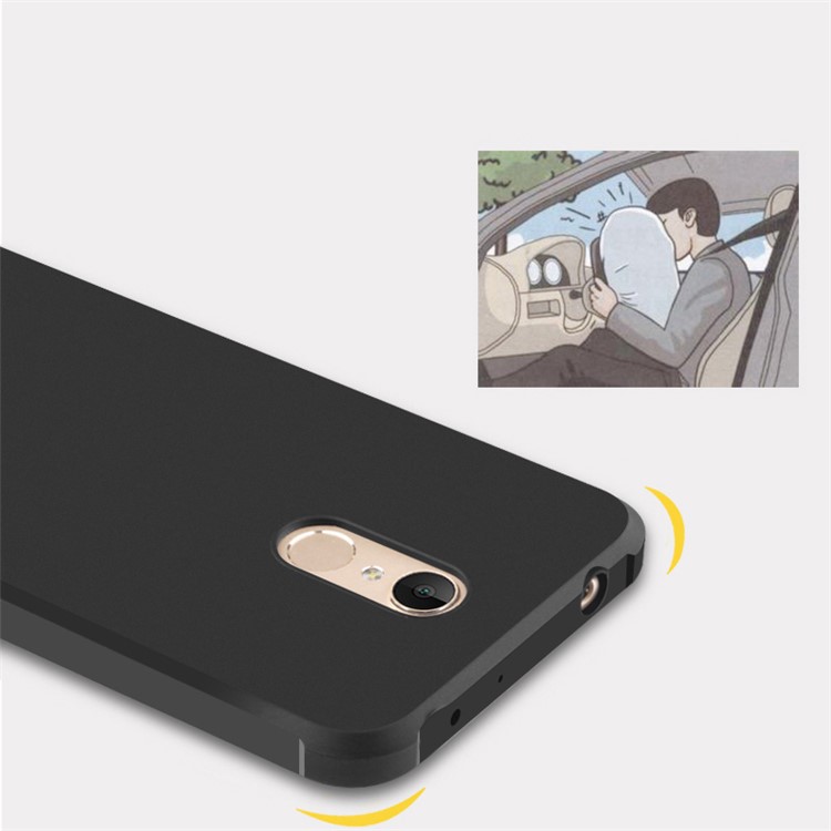 All-wrapped Drop-proof TPU Case for Xiaomi Redmi 5 - Black-2
