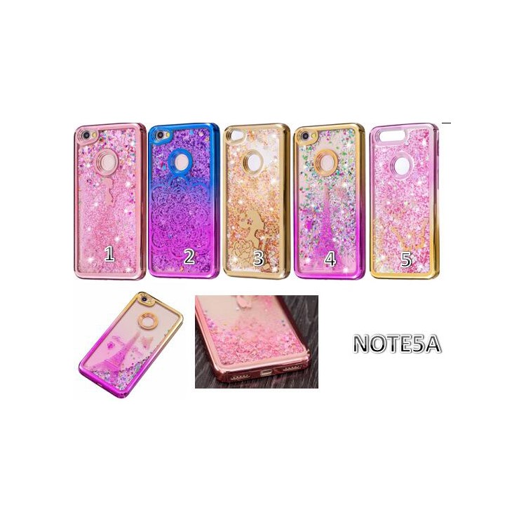 Dynamic Quicksand Plating TPU Mobile Case for Xiaomi Redmi Note 5A Prime / Y1 (India) - Mandala Flower-13