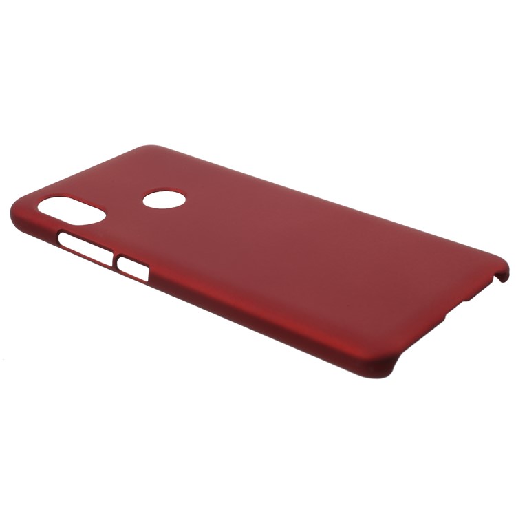 Rubberized Hard Plastic Back Case for Xiaomi Mi 6X - Red-3