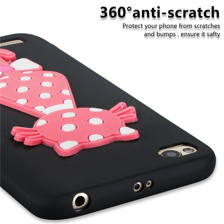 Adorable 3D Cat Pattern TPU Back Phone Case for Xiaomi Redmi 5A - Black-3