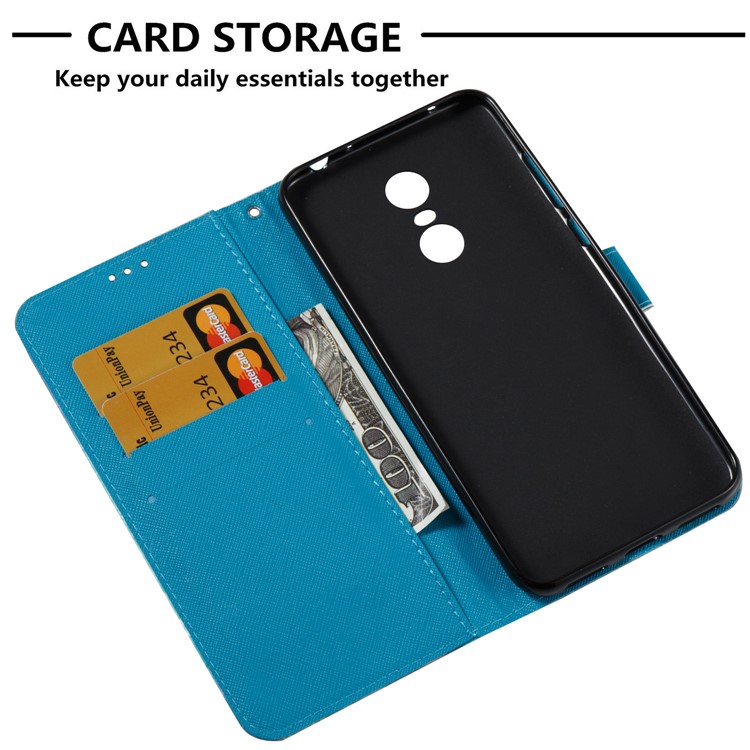 3D Pattern Printing Wallet Leather Case for Xiaomi Redmi Note 5 / Redmi 5 Plus - Owl on Branch-7