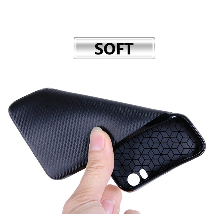 Carbon Fiber Texture TPU Phone Cover for Xiaomi Mi 5 - Black-3