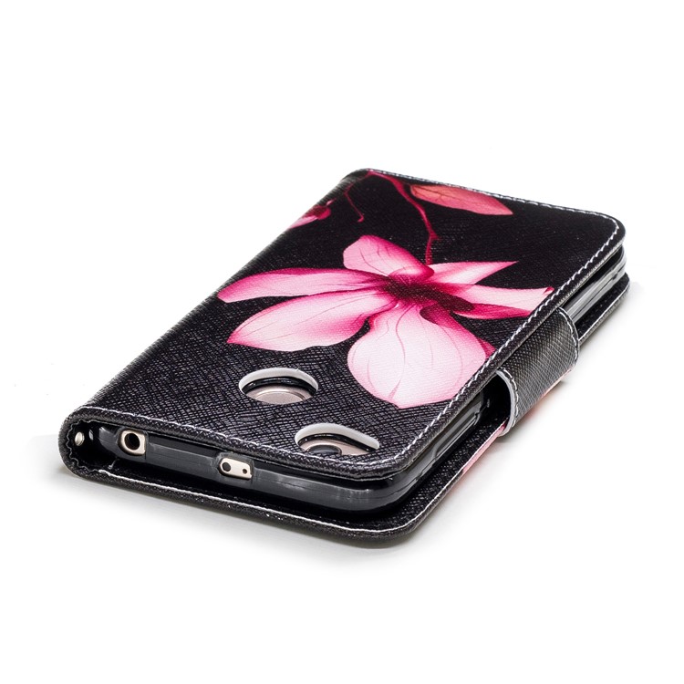 Para Xiaomi Redmi 4X Padrão De Bolsa De Couro PU Capa De Telefone Celular - Padrão Floral-7