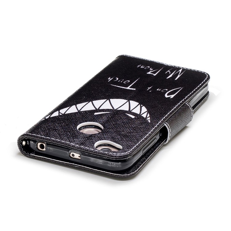Pattern Printing Leather Wallet Case for Xiaomi Redmi 4X - Do not Touch My Phone-7