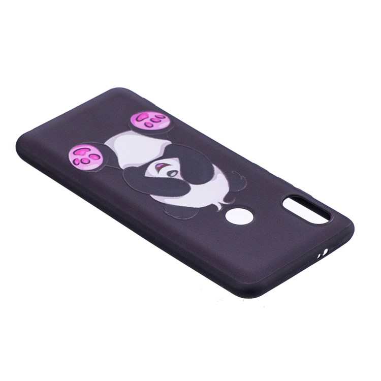 Soft Embossed Pattern Printing TPU Protective Case for Xiaomi Mi 6X/Redmi Note 5 Pro - Cute Panda-6
