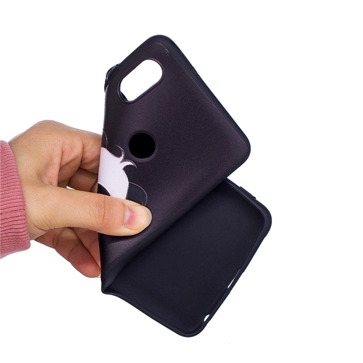 Soft Embossed Pattern Printing TPU Protective Case for Xiaomi Mi 6X/Redmi Note 5 Pro - Cute Panda-7