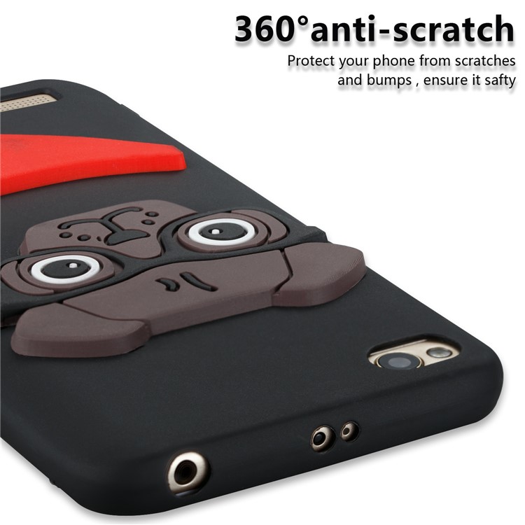 Lovely 3D Dog Pattern TPU Case for Xiaomi Redmi 5A - Black-2