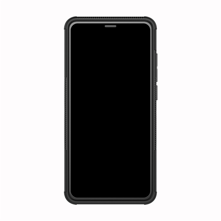 Caso Híbrido Anti-deslizamento PC + TPU Com Kickstand Para Xiaomi Redmi Note 5 Pro (câmera Dupla) / Redmi Nota 5 (China) - Preto