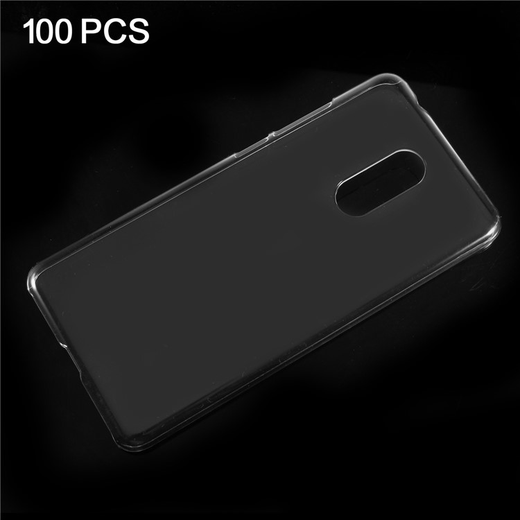 100Pcs/Set Crystal Clear Hard Plastic Back Case for Xiaomi Redmi 5-1