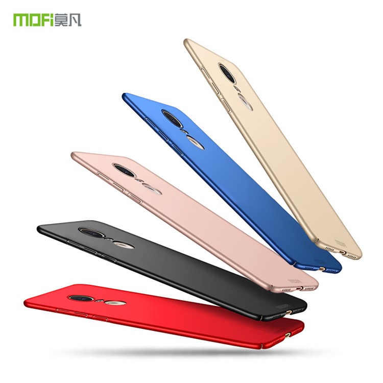 MOFI Shield Matte Hard Plastic Case for Xiaomi Redmi 5 - Dark Blue-3