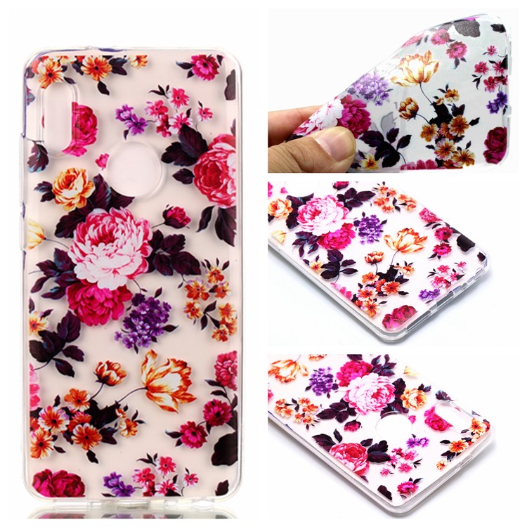 Pattern Printing TPU Phone Case for Xiaomi Redmi Note 5 Pro (Dual Camera) / Redmi Note 5 (China) - Vivid Flowers-1
